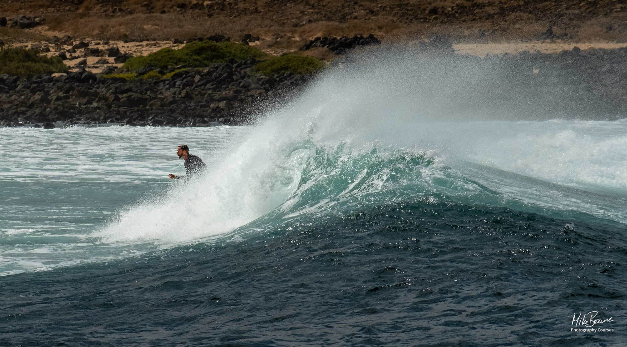 Surfer at La Santa Lanzarote